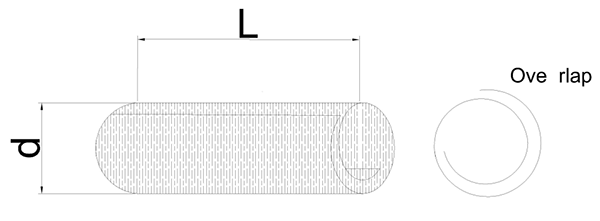 Open Self Winding Textile Casing