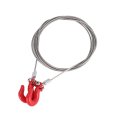 T-power 1/10 Metal Trailer Hook Tow Chain Shackle Wire for Axial SCX10 TF2Crawler RC Car Model Spare Parts Accessories