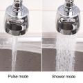 Innovative Kitchen Accessories Faucet Stainless Steel Splash-Proof Universal Tap Shower Water Rotatable Filter Sprayer Nozzle