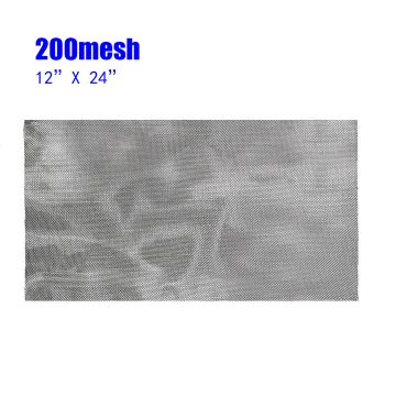 304 Stainless steel 200 mesh 0.08mm 75 Micron 12