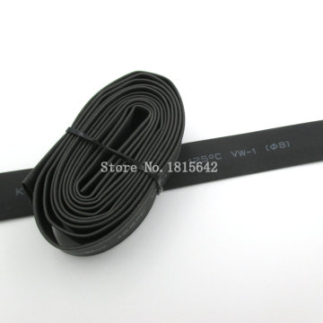 1 Meter Black 8mm Heat Shrink Heatshrink Heat Shrinkable Tubing Tube Sleeving Wrap Wire Black Color