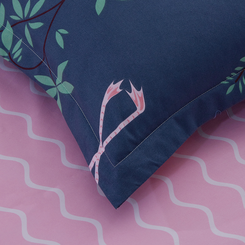 Bedding Sets Duvet Cover Set 2/4 PCS Bed Sheet Linens set Twin Single King Double Size 140*200cm Size Flamingo bedclothes