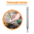 Blow Fire Tube Survival Camping Equipment Camping Outdoor Emergency Telescopic Fire Pipe Portable Outdoor Elements