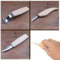 Doersupp 3Pcs Wood Carving Knife Chisel Woodworking Cutter Woodcarving CutterHand Tool Set High Strength Hooked Whittling Cutter