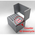 Endodontic Files Sterilization Box With Counter (49 times/cycle) With Measuring Ruler Can be Autocalivable in 135 degree