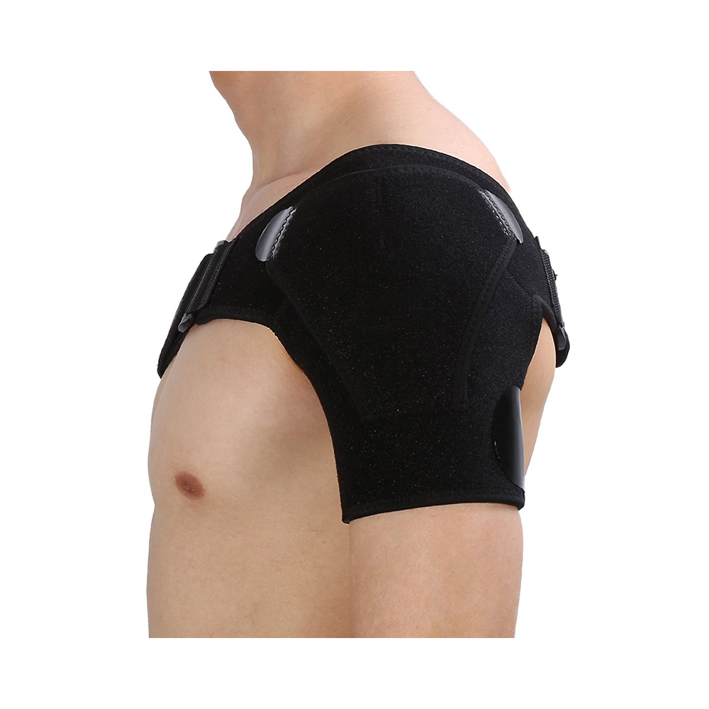 Aptoco Adjustable Men Women Sports Boxing Belt Bandage Support Back Support Shoulder Pad Brace Protector Injuries Relief Pain