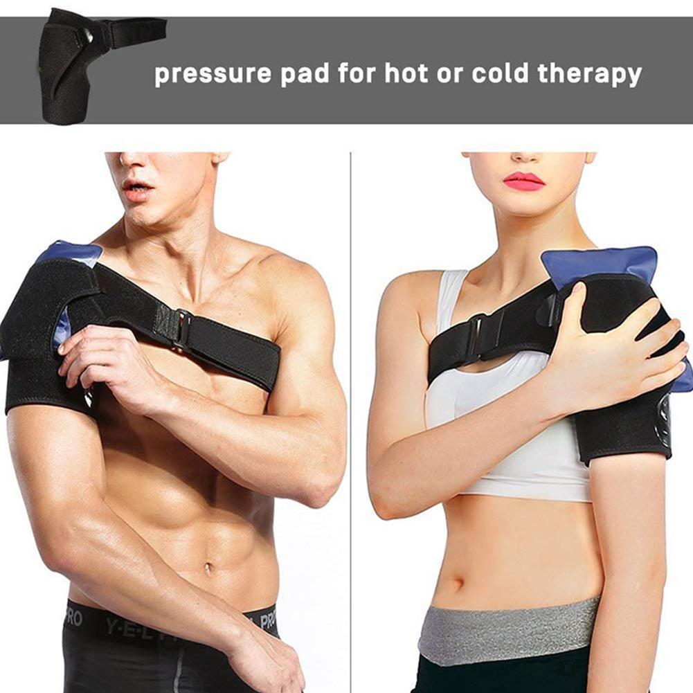 1Pcs Breathable Fitness Shoulder Pad Sport Pain Relief Brace Protector Bandage Shoulder Elastic Elastic Workout Support Man E1A3
