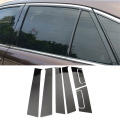New Arrival High Quality 8pcs Black PC SIde Door Window Pillar Cover Trim For Honda HRV HR-V 2016-2020