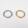 5Pcs/Lot 3.5*0.5cm Zinc Metal Key Ring Round Clasps Key Hook for DIY Key Chains Doll Pendants Jewelry Making Accessories Keyring