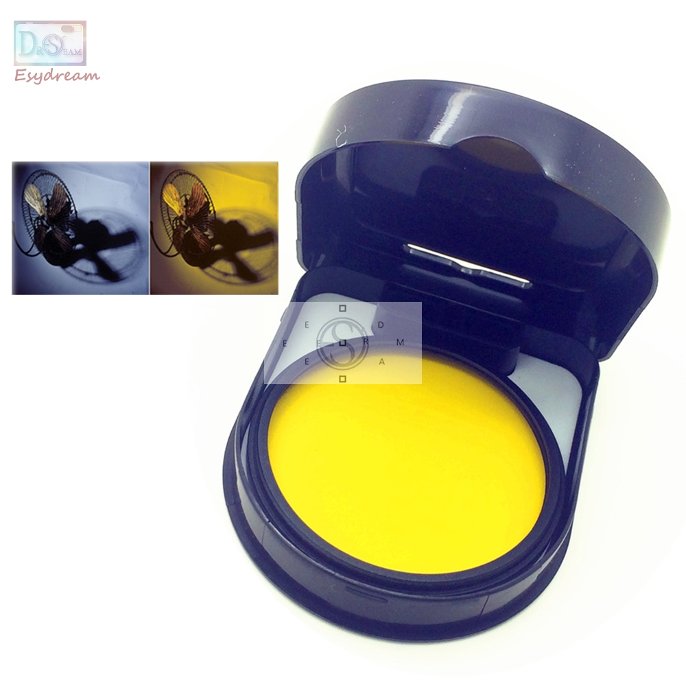 Full Yellow Color Lens Filter for Canon Nikon Camera Lenses 37 40.5 46 49 52 55 58 62 67 72 77 mm 49mm 52mm 55mm 58mm 67mm 77mm