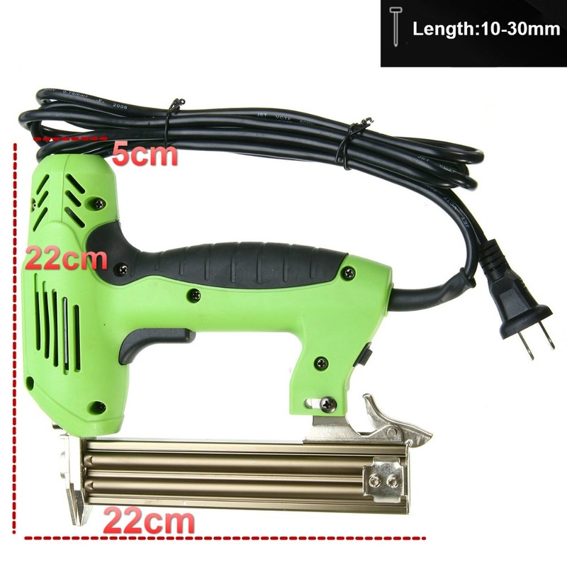 Nail Gun Framing Tacker Electric Nails Staple Gun 220V 1200/2000W Power Tool Stapler Gun for Woodworking Furniture