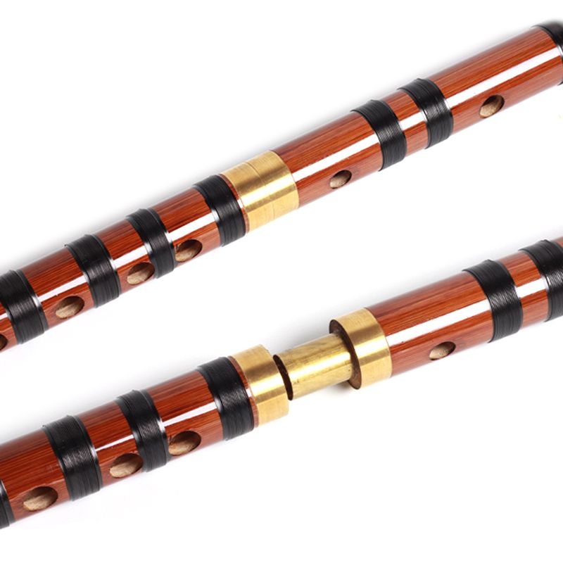 Professional Detachable Bamboo Flute Adult Children Musical Instrument Beginner C D E F G Key Transverse Dizi