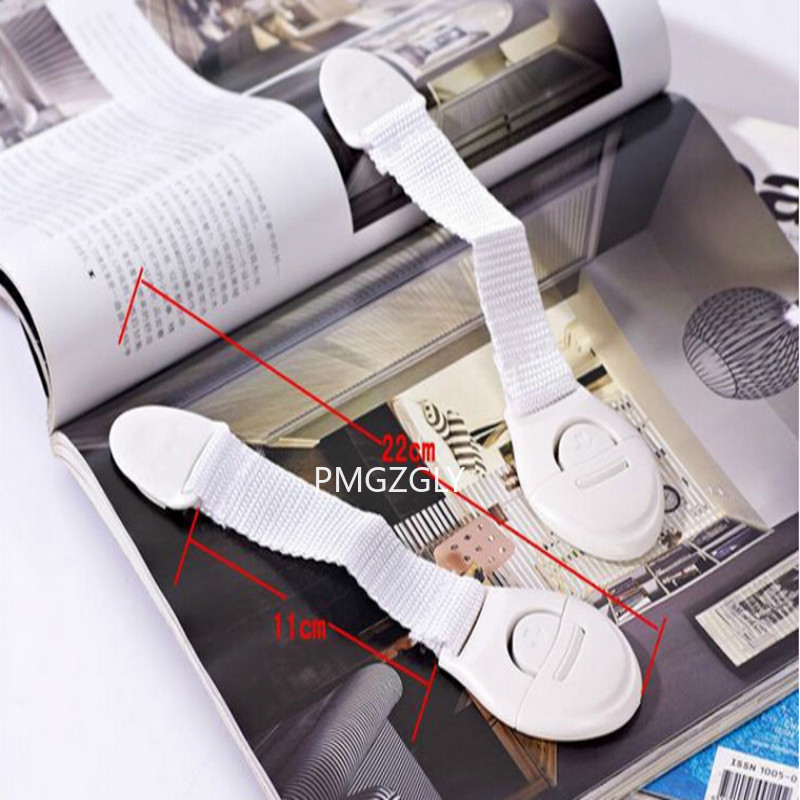 5/10 PC Kids Baby Safety Drawer Cabinet Locks Straps Cloth Plastic Multifunction Fridge Door Refrigerator Drawer Cabinet Locks