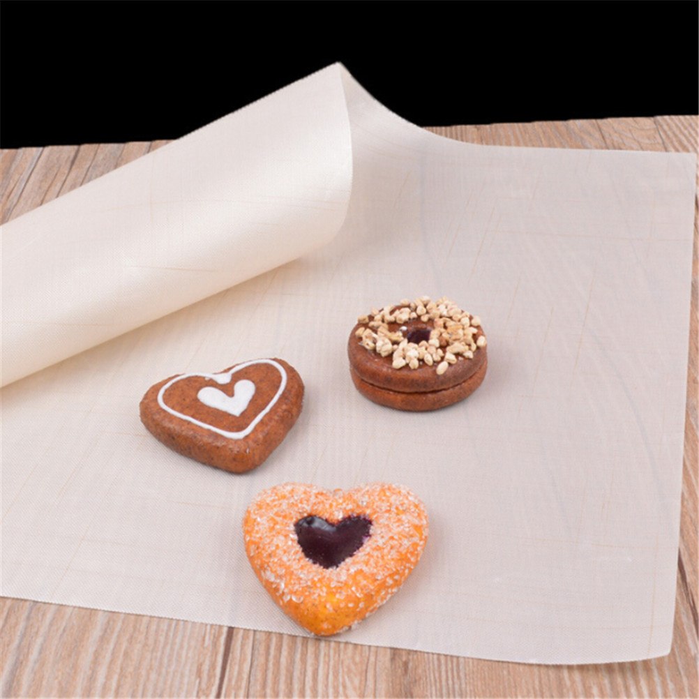 bake Mat High Temperature Resistant Sheet Pastry bake Oilpaper Heat-resistant Pad Non-stick For Outdoor Bbq 60*40 Cm