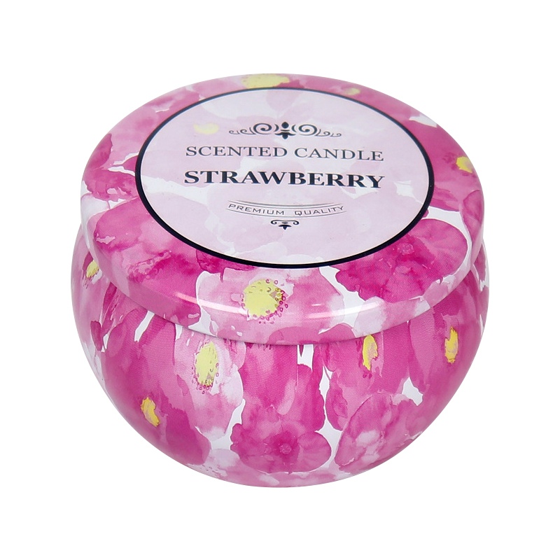 Hot Sell Aromatherapy Candles Multicolor Tins Paraffin Wax Scented Candles For Housewarming Thanks Birthday Valentine's Day Gift