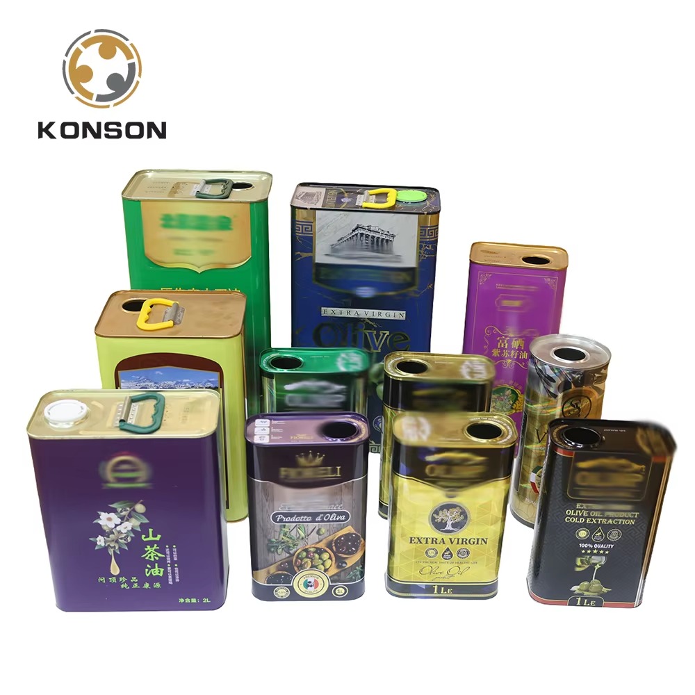 tin can for olive oil