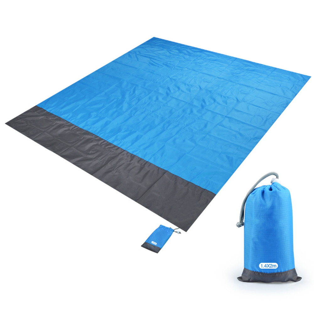 200x210cm Waterproof Beach Blanket Outdoor Portable Picnic Mat Camping Ground Mat Mattress Outdoor Camping Picnic Mat blanket