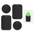 4PCS Metal Plate Magnetic Materials Round Rectangular Strong Adhesive Phone Tablets Car Mount Holder Cradle