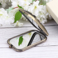 Vintage Makeup Mirrors Double Side Pocket Mirror Portable Compact Size Foldable Mirrors for Ourdoor Travel Shopping