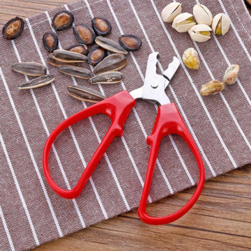 1Pc New Nut Clamp Stainless Steel Nut Shell Biscuit Pistachio Shelling Pliers Household Peeling Melon Pliers