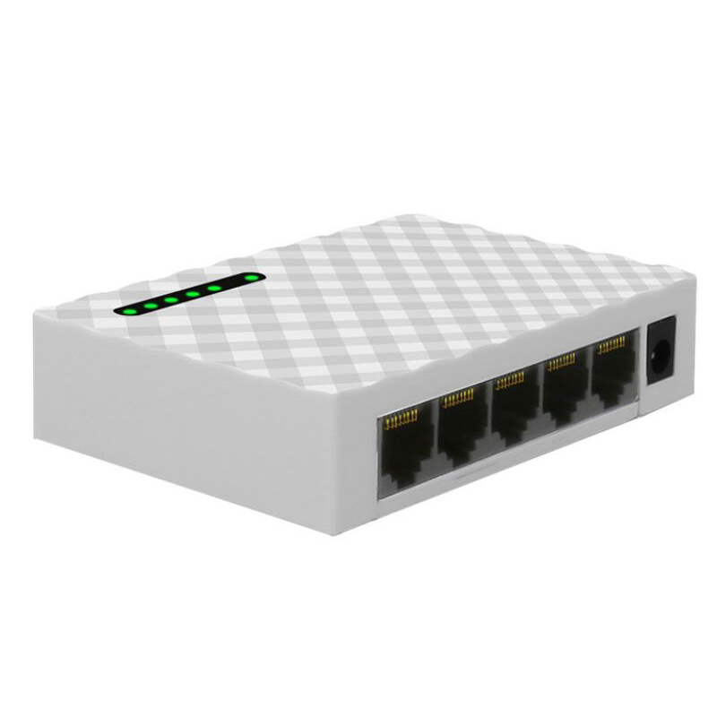 Mini 5-Port Desktop 1000 Mbps Network Switch Gigabit Fast RJ45 Ethernet Switcher LAN Switching Hub Adapter Full duplex Exchange