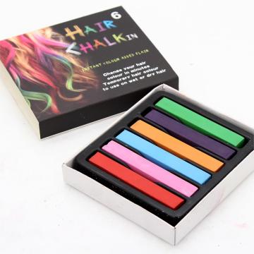 New 6 Colors Non-toxic Temporary DIY Hair Chalk Color Dye Pastels Salon Kit