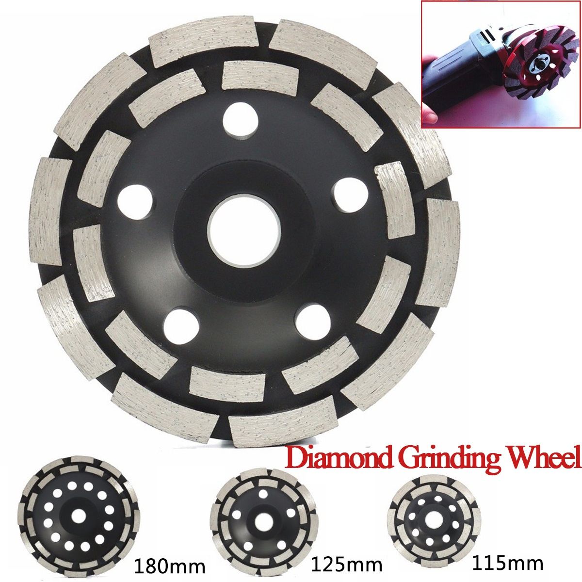 Round Wood Angle Grinding Wheel Abrasive Disc Angle Grinder Carbide Coating Bore Shaping Sanding Carving Rotary Tool