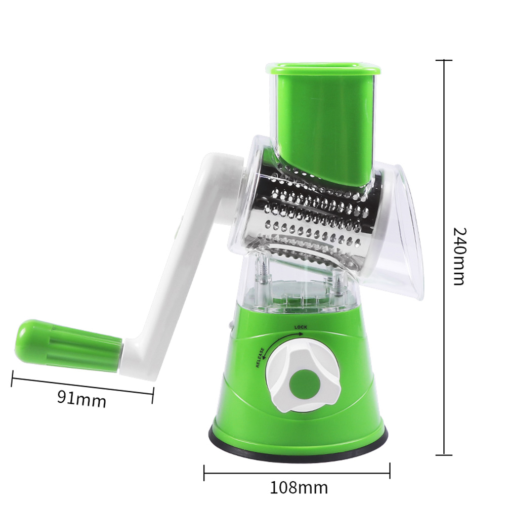 Manual Vegetable Cutter Slicer Multifunctional Round Mandoline Slicer Potato Cheese Shredder Kitchen Gadgets Kitchen Accessories