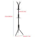 12 Hooks Metal Stand Coat Rack 175CM Adult Tree Hat Jacket Umbrella Cloth Hanger Holder Storage Rack Living Room Furniture