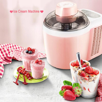 Fully Automatic Ice Cream Machine Household DIY Fruit Child 600ml Self-contained Refrigeration Ice Cream Freezers
