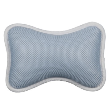 Bath Pillow With 2 Non-Slip Suction Cups 3D Bone Shape Air Mesh Bathtub Spa Pillow Cushion