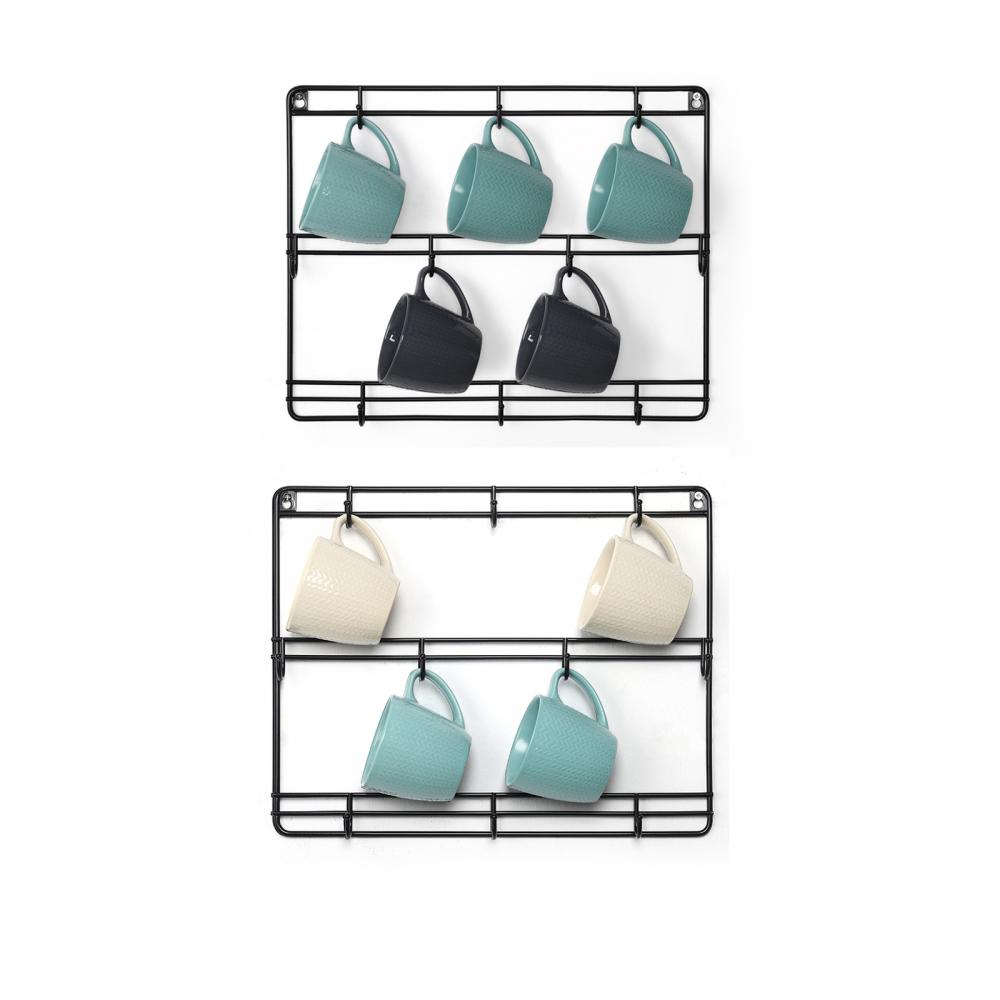 Wall Cup Rack Key Holder for Wall Decorative