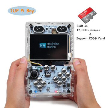 Handheld Game Consoles 1up Pi Boy HDMI Output 3.5 Inch Portable Raspberry Pi Video Game Players For Child Support Multiplayer