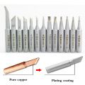 10pcs/1set Soldering Iron Welding Tips For TGK-900M 907 913 951 933 376 Series Lead-free Process Smooth Soldering Tips