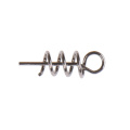 500pcs Stainless Steel Fishing pins Spring Twist Lock Fishing Hook Tool Centering Pin Fixed Latch Needle for Soft Lure Bait Worm