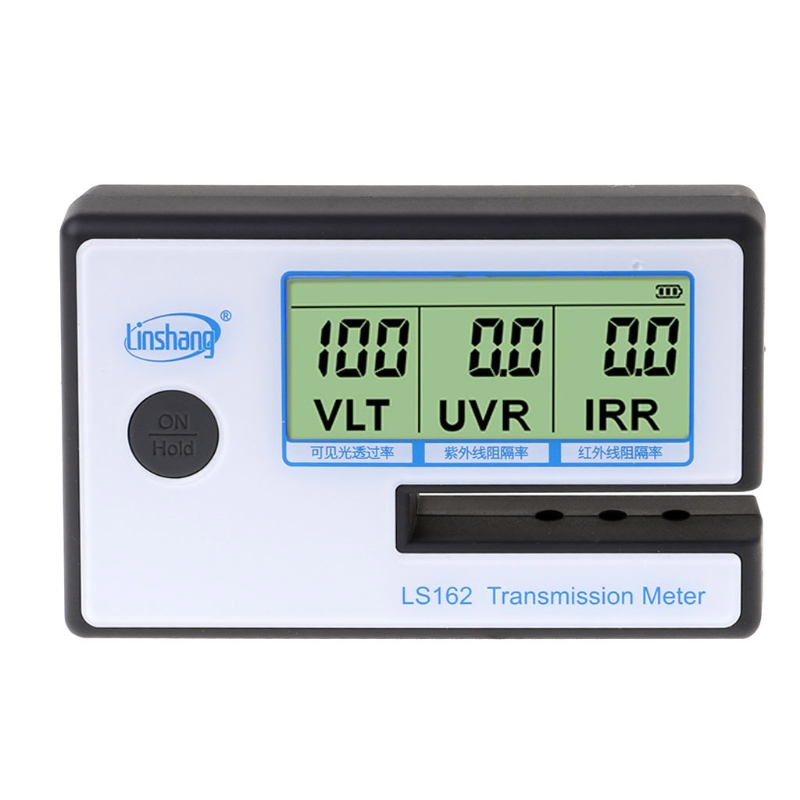 LS162 Window Tint Meter Solar Film Transmission Meter,Filmed Glass Tester ,VLT transmittance meter ,UV IR rejection meter