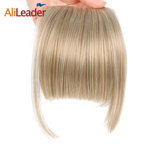 Blonde Hair Synthetic Clip On Hair Fringe Bangs Supplier, Supply Various Blonde Hair Synthetic Clip On Hair Fringe Bangs of High Quality
