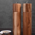 2 Pieces of Set Ceramic Core Salt&Pepper Grinders,Wooden Manual Spice Mills,Kitchen Grinding Tools