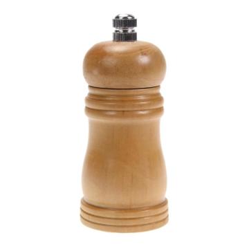 1pc 4inch Wooden Manual Mills Salt Pepper Spice Hand Movement Grinder Household Kitchen Accessories BBQ Kitchen Gadgets Tools