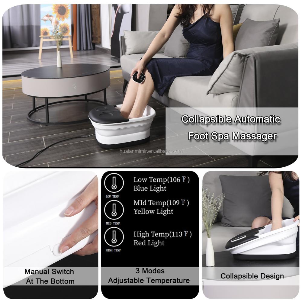 collapsible foot spa bath machine