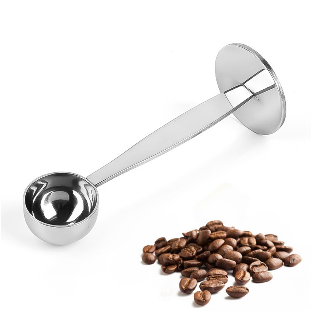 304 Stainless Steel Stand Coffee Powder Measuring Tamper Spoon Stainless Steel Coffee & Tea Tools
