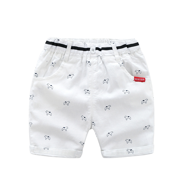 Dimusi 2018 summer boys Shorts printing cotton fifth pants Panties cool Shorts for Kids beach Short BC131