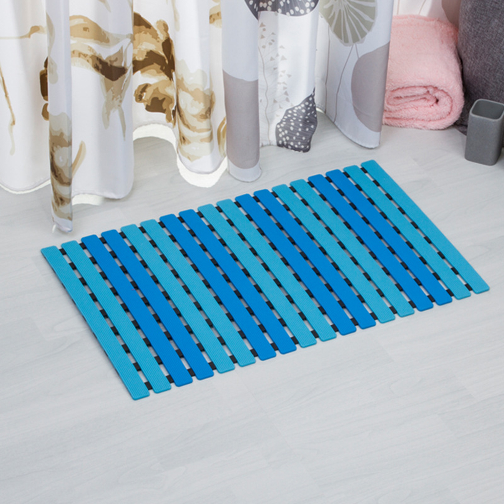 New 1pc Washable Household Kitchen Bathroom Anti-slip Mat Bath Bathtub Shower Pad Rug Carpet Home Floor Mat 7 Colors