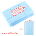 600 Pcs/Bag Nail Polish Remover Wipes Cleaning Lint Free Paper Pad Soak off Remover Manicure tool