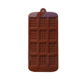 Waffle Mould Silicone Mold 12 Chocolate Mold Fondant Patisserie Candy Bar Mould Cake Tools Mode Decoration Baking Accessories