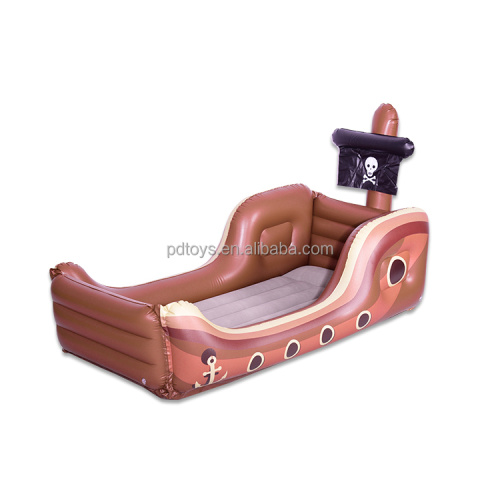 Customization Viking Ship Inflatable Children Flocking Bed for Sale, Offer Customization Viking Ship Inflatable Children Flocking Bed
