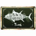 Butchery Vintage Metal Guide Signs Cut Beef Chicken Pig Duck Kitchen Poster Decorative Plaques Wall Plate Stickers N