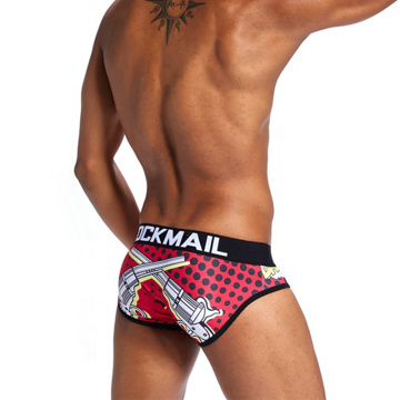 Sexy Mens Underwear Briefs hombre calzoncillos Playful Printed Cuecas Slips Comfortable Panties Man Underpants Bulge Pouch