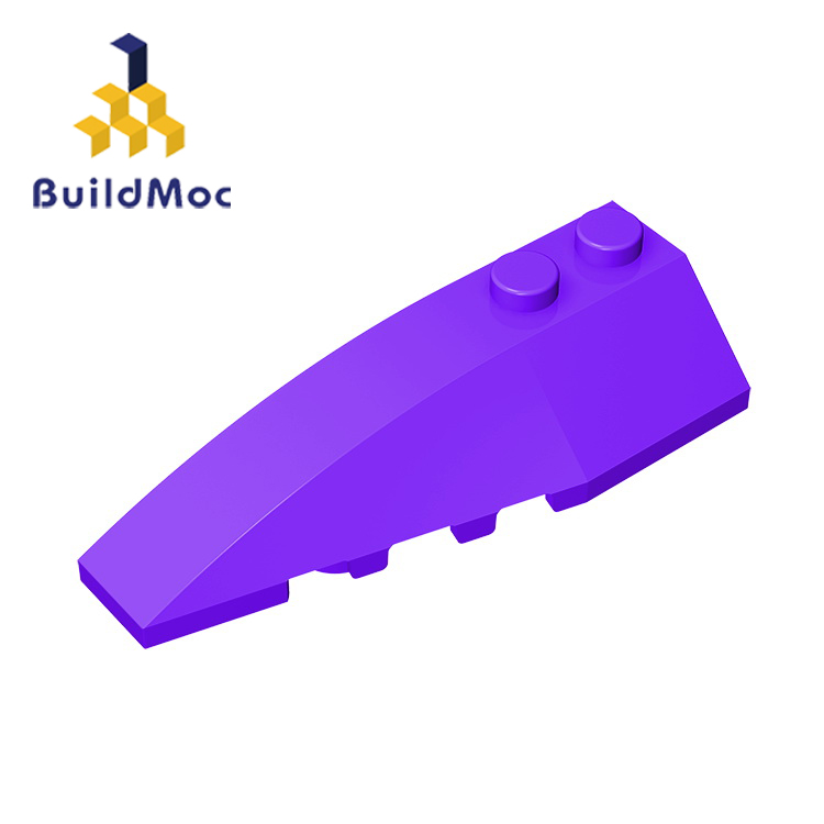 BuildMOC Compatible Assembles Particles 41748 6x2 (Left) For Building Blocks Parts DIY LOGO Educational gift Toys