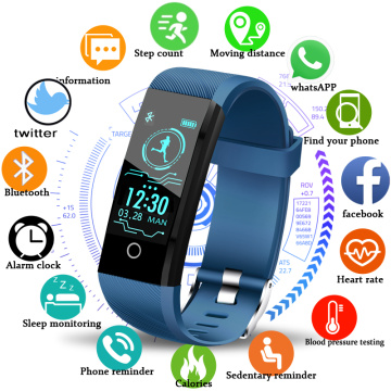 LIGE 2019 New Smart health Watch Men Women Fitness tracker Heart Rate Blood Pressure monitor Pedometer Waterproof Smart bracelet